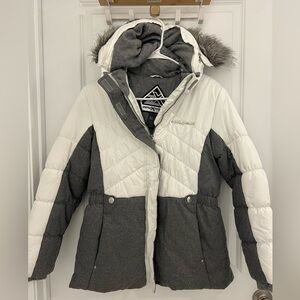 Zero Xposure White and Gray Winter Jacket